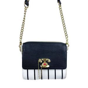 Betsey Johnson Call Me Telephone Crossbody Bag Purse